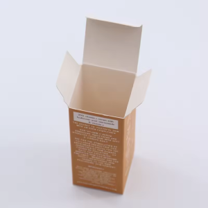Botanical Serum Folding Cartons — An accessible tuck-end opening