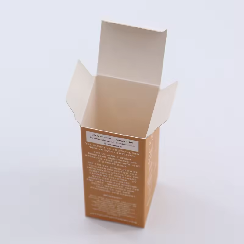 Botanical Serum Folding Cartons — An accessible tuck-end opening