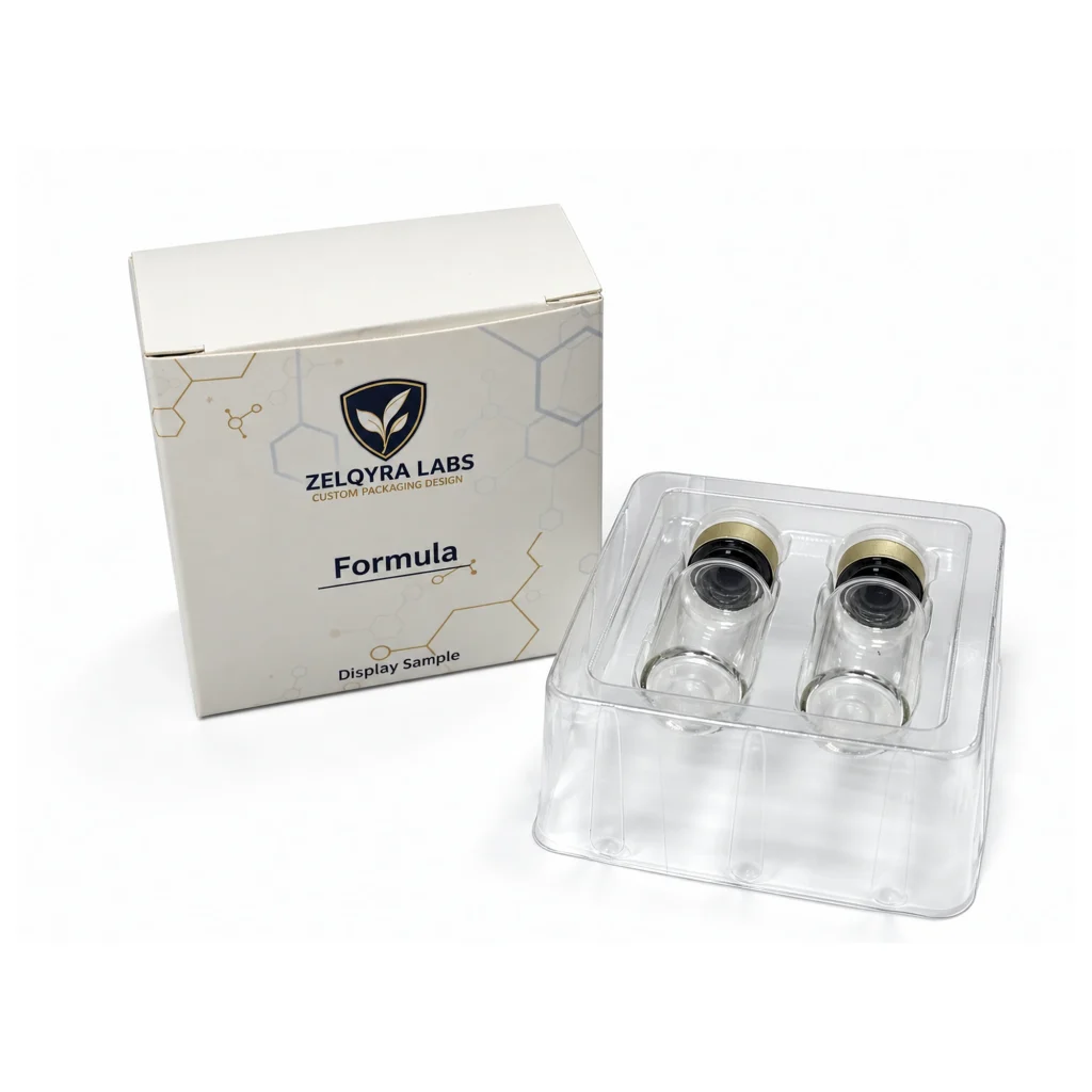 Double Vial Carton with Clear Tray — additional view 2