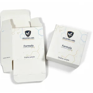Double Vial Carton with Clear Tray — From flat carton to finished pack