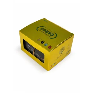 Gold Window Business Card Box — main product view