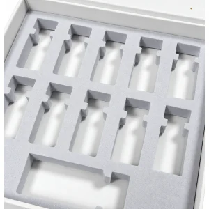 Multi-Vial Presentation Box with Fitted Insert — A cavity for every component