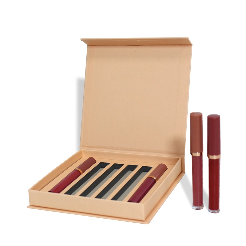 Peach Lip Gloss Gift Box with Fitted Insert — additional view 5