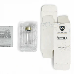 Single Vial Carton with Clear Tray — Carton, tray and leaflet together