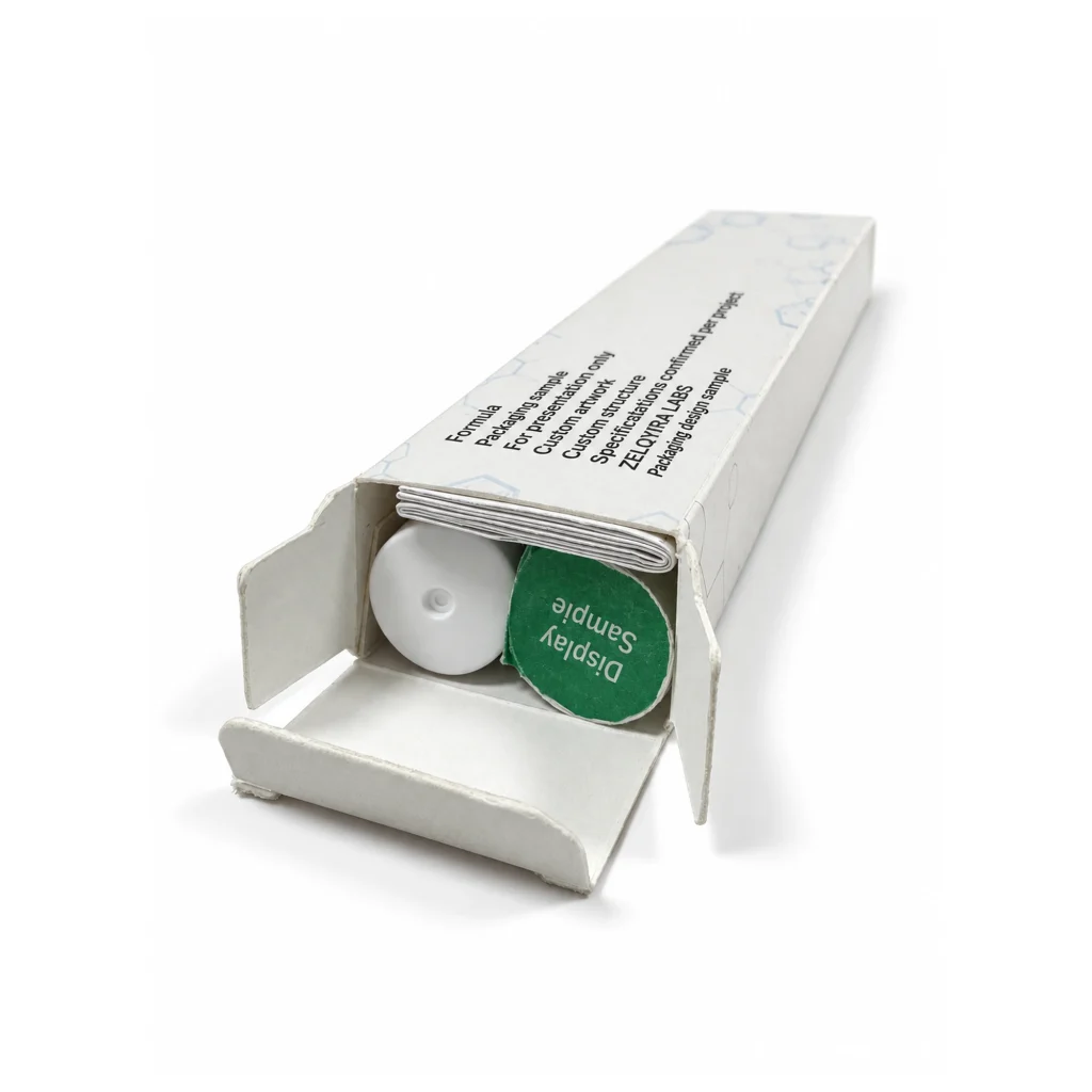 Slim Pen Carton with Tuck-End Closure — Review the opening and clearance