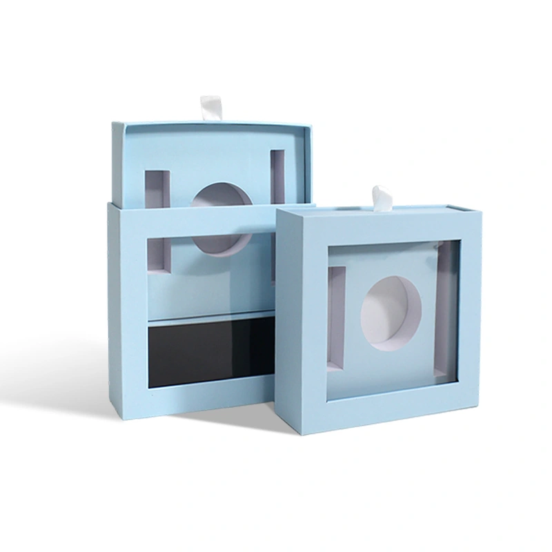 Window Drawer Makeup Gift Box — A window on the finished set