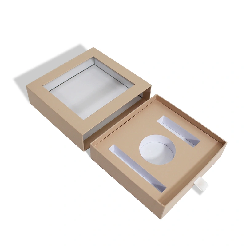 Window Drawer Makeup Gift Box — A drawer with dedicated product spaces