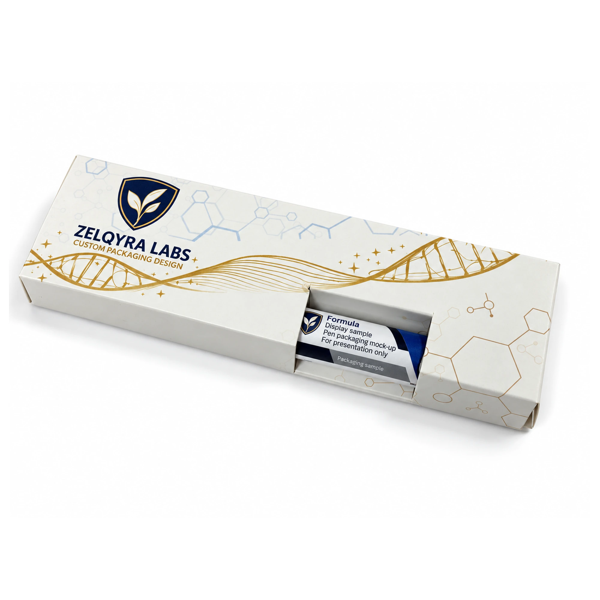 Window Pen Carton with Paper Insert — main product view