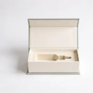 Empty white EVA insert with a dropper bottle cut-out