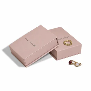 Dusty Rose Jewelry Presentation Box — detail view 1