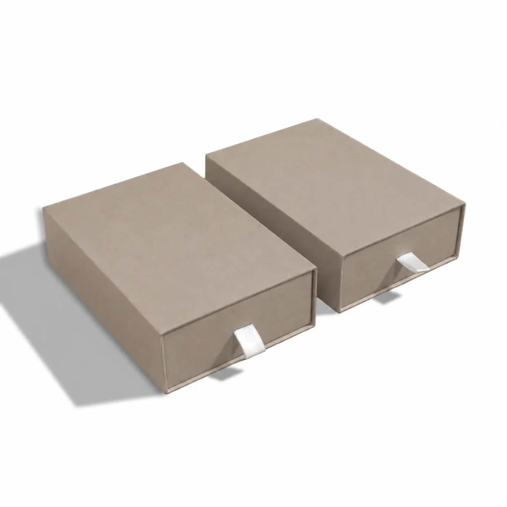 Taupe Perfume Drawer Box — detail view 3